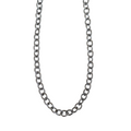 Textured circle ring chain