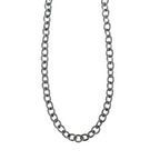 Textured circle ring chain