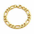 Thick figaro cuban bracelet