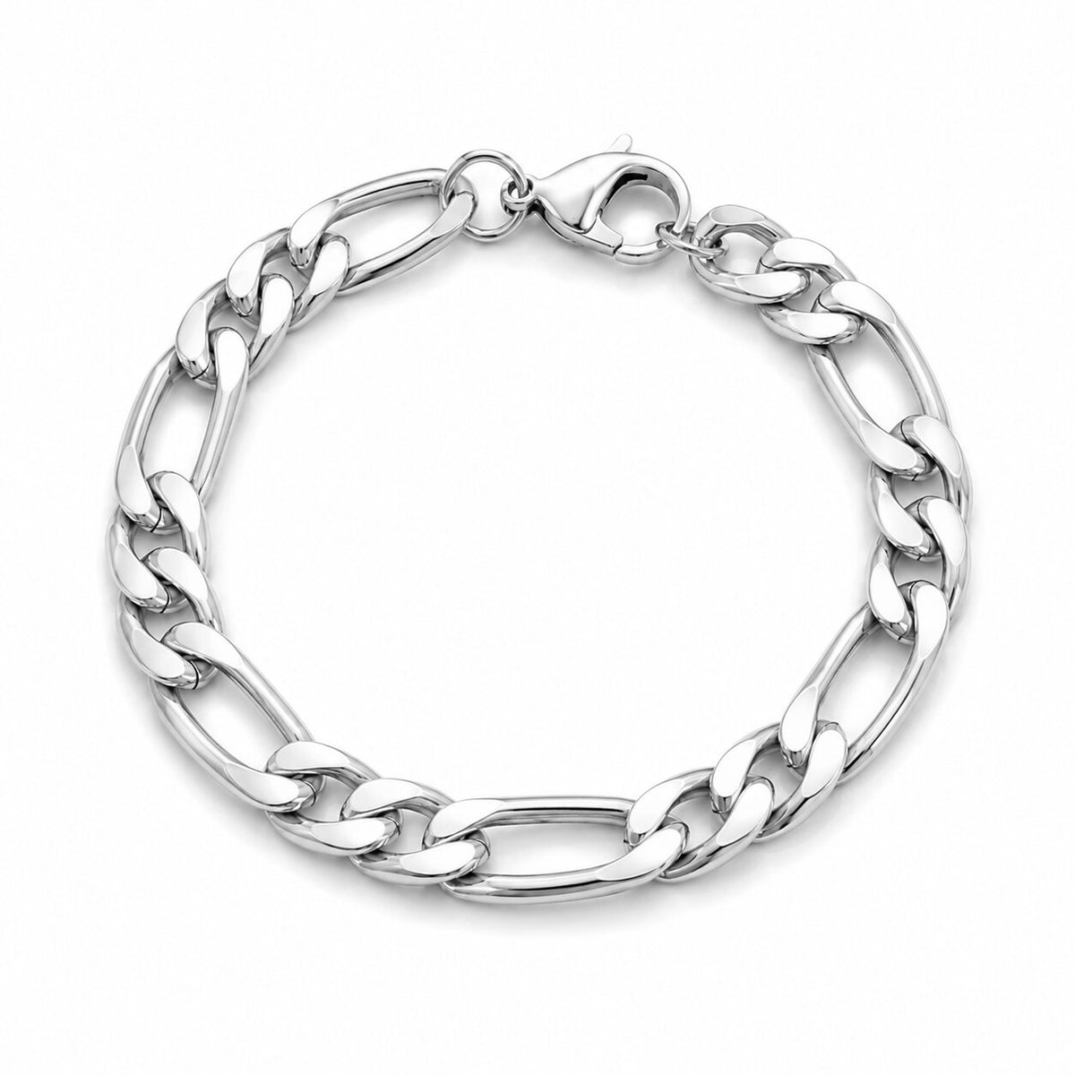 Thick figaro cuban bracelet