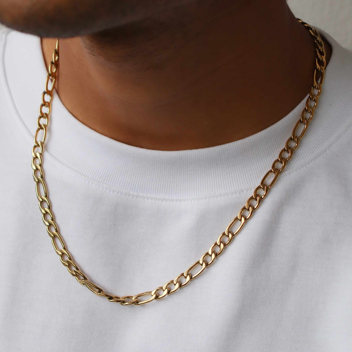 Thick figaro cuban chain