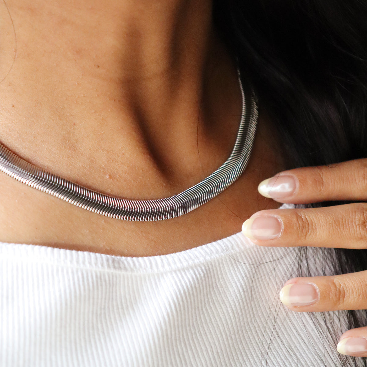 Thick flat chain