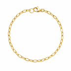 Thin link bracelet
