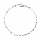 Thin link bracelet