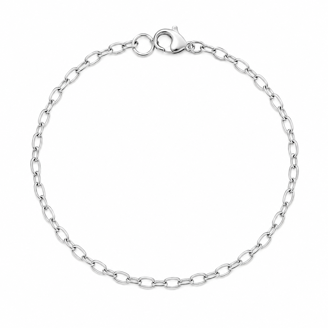 Thin link bracelet