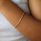 Thin rope bracelet