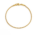 Thin rope bracelet