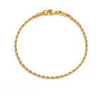 Thin rope bracelet