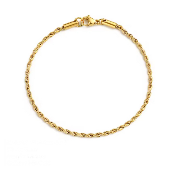 Thin rope bracelet