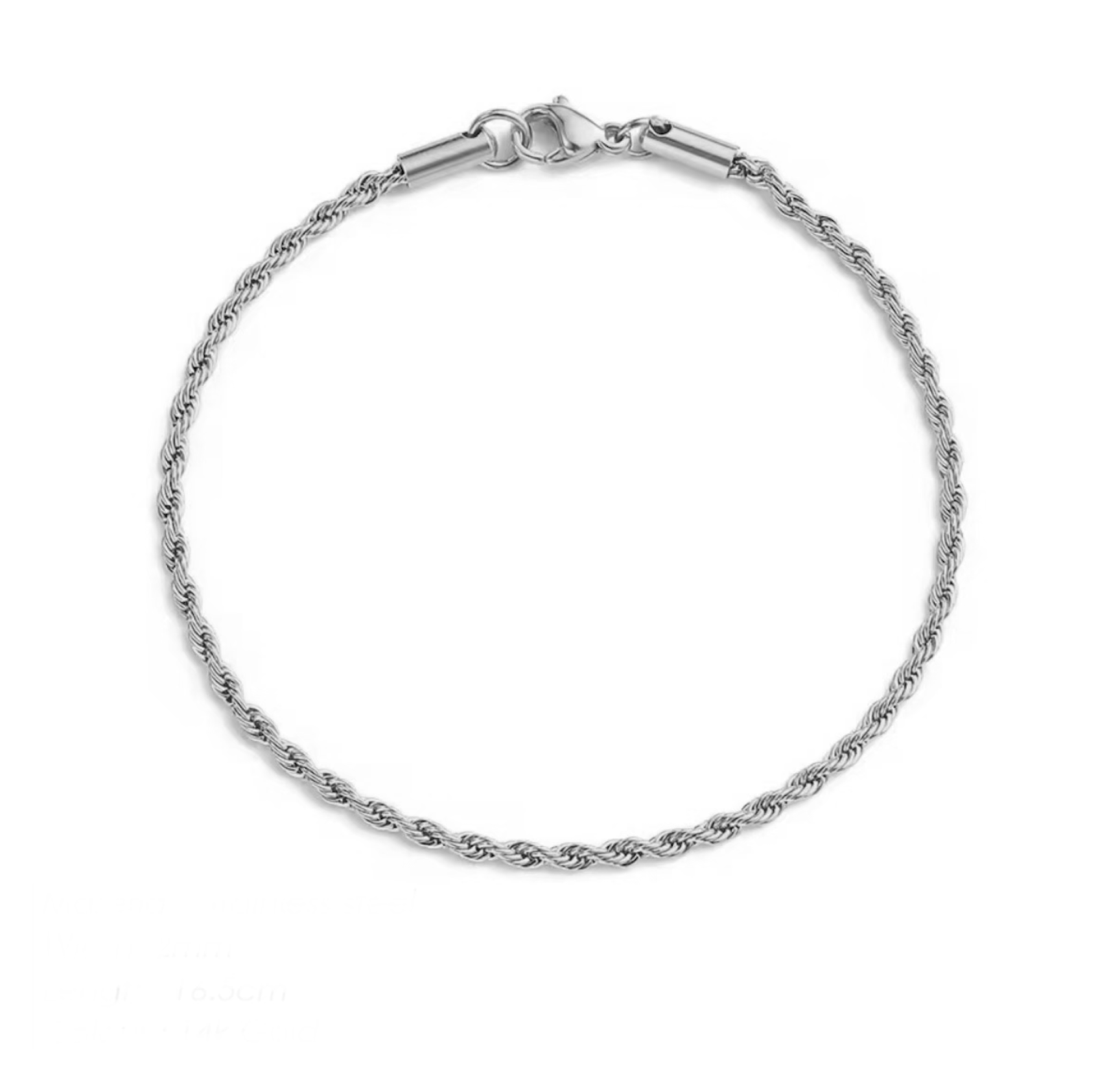 Thin rope bracelet