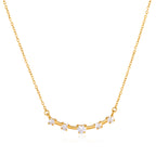 Amie Chain in gold on white