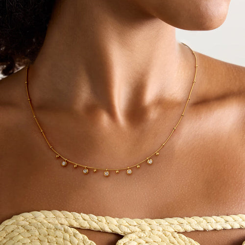 Arabella Chain worn close-up