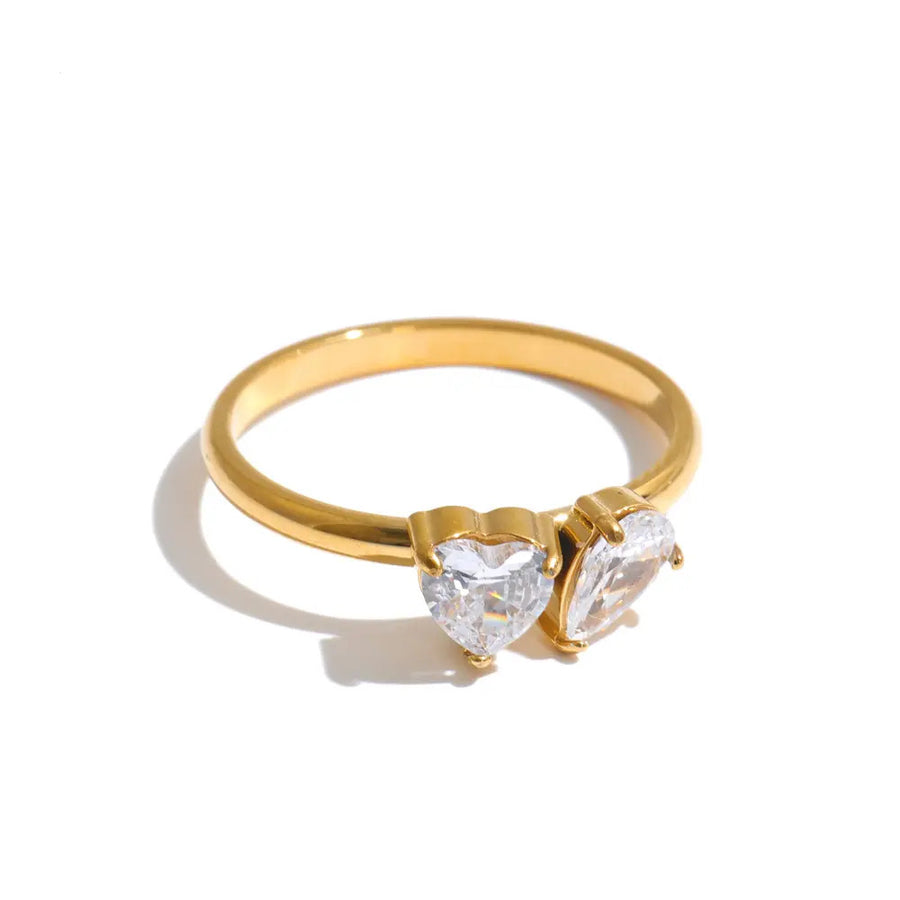 Cherie Ring in gold on white