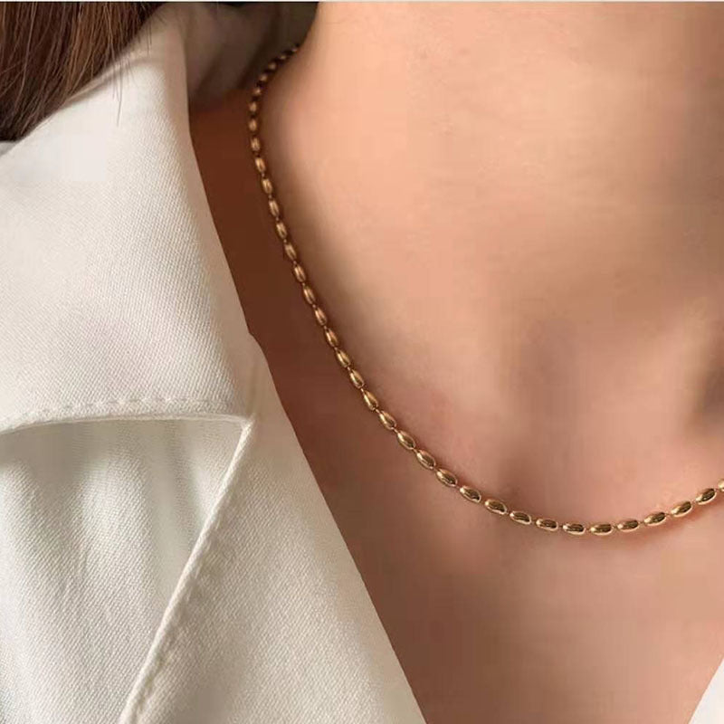 Basic beaded chain