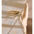 Glint Ring in gold styled