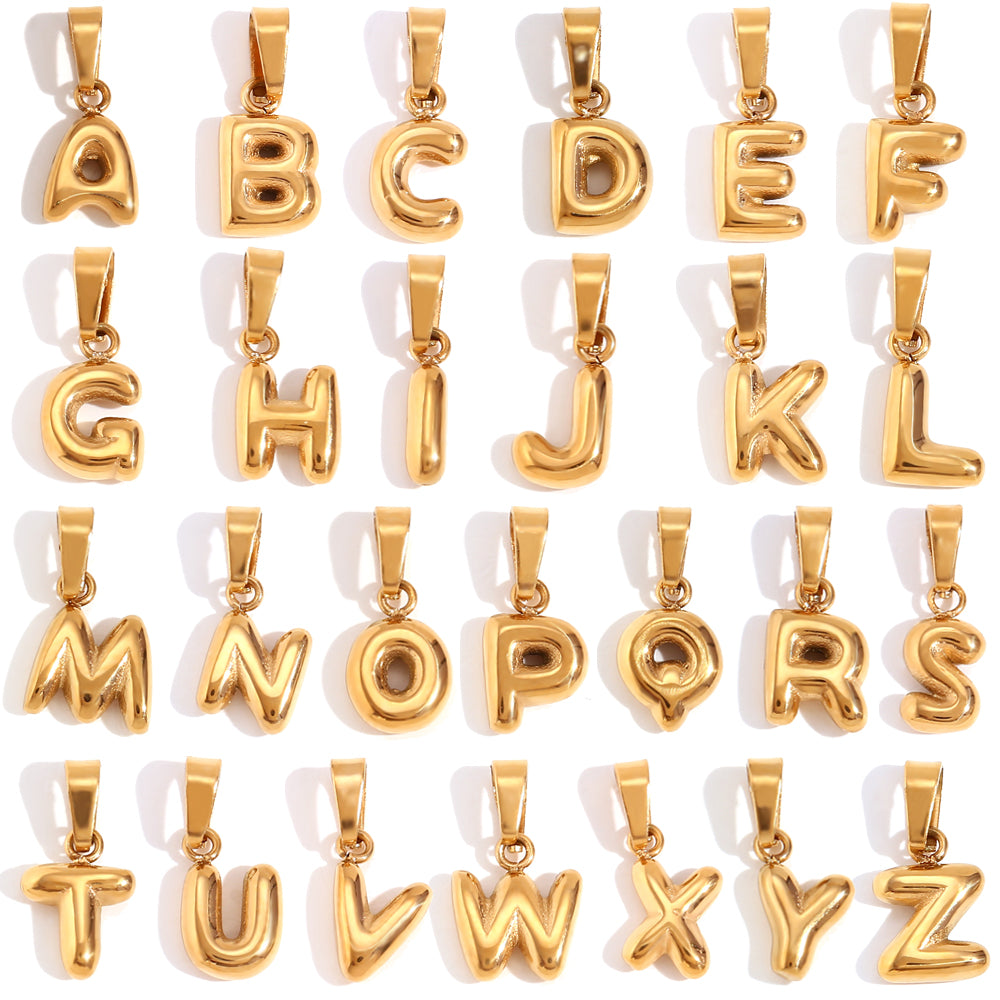 Pillow alphabet charms