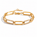 Lia Bracelet in gold on white