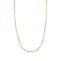 Gold Mini Star Chain on white background