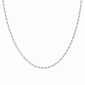 Mini Star Chain in Silver on a white background