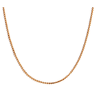 Mini Wave Chain in Gold on a clean white background