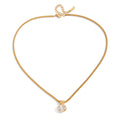 Miranda Chain in gold on white