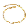 Paperclip Bracelet in Gold