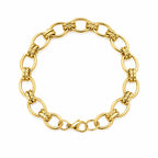 Locked in link bracelet