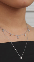 925 plain star studs