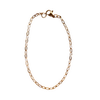 Thin link bracelet