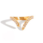 Vivi Ring in gold on white