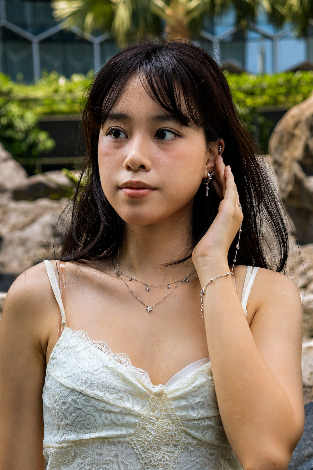 XVXII 925 jewellery on a model