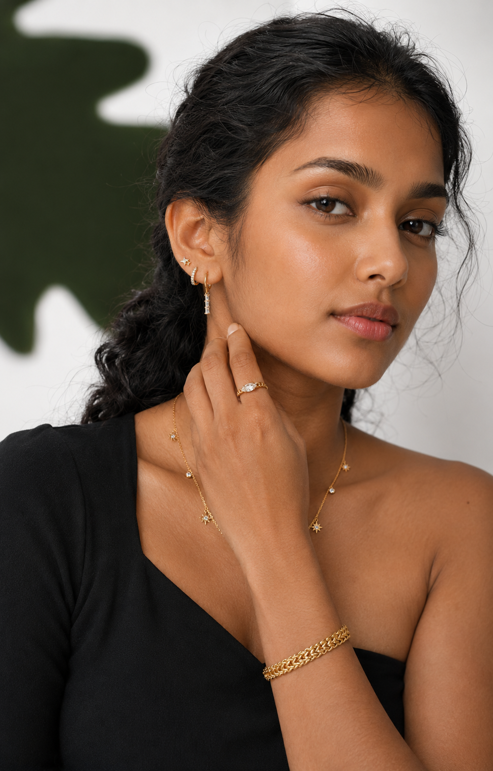 Build an ear stack in threes