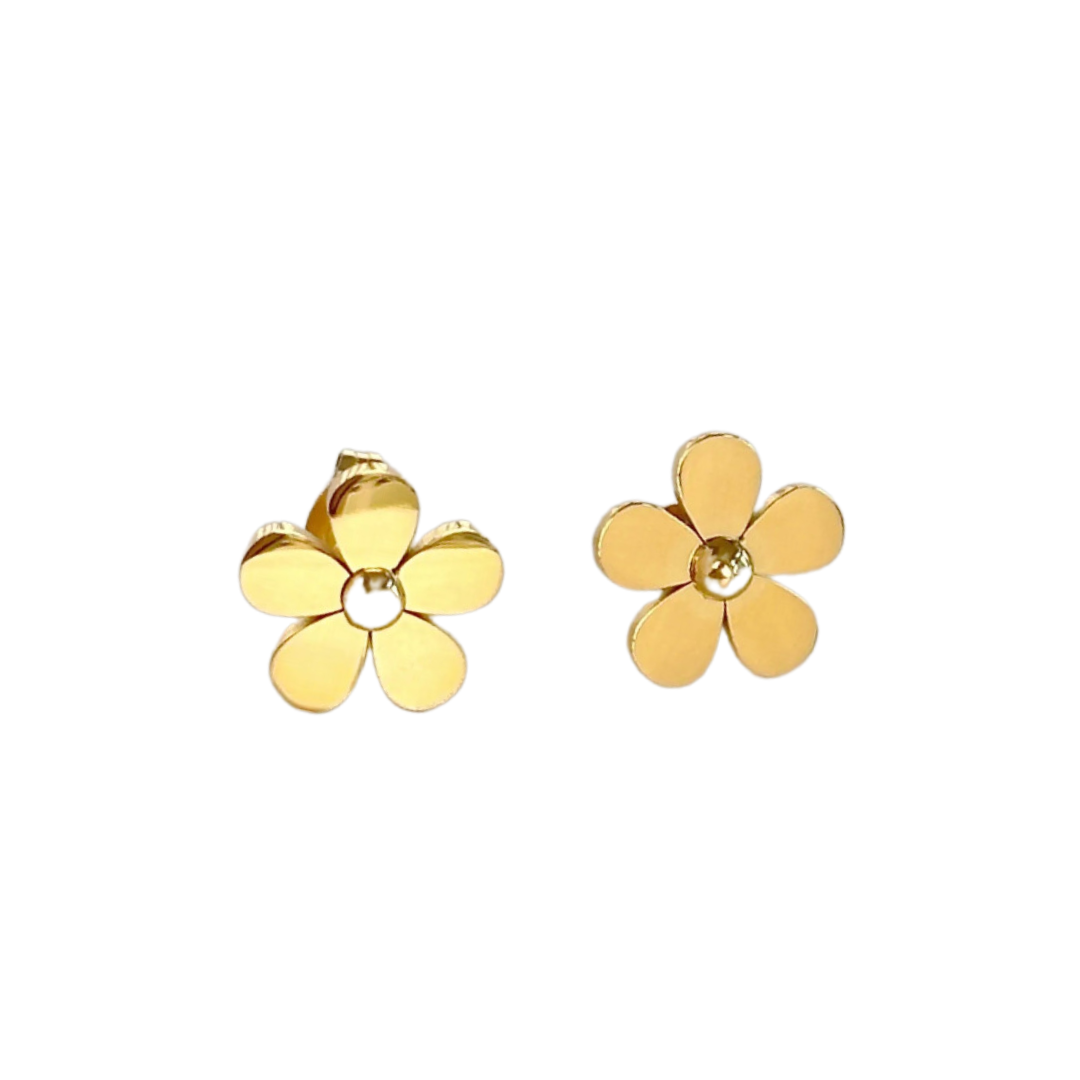 yellow daisy studs