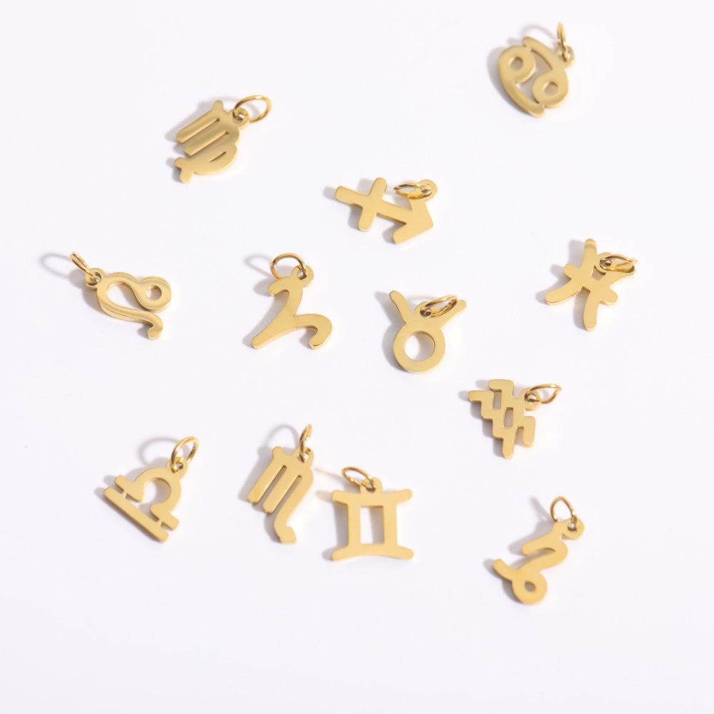 Plain zodiac charms