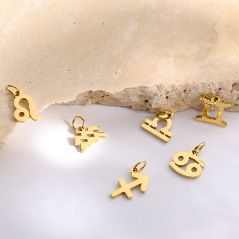 Plain zodiac charms