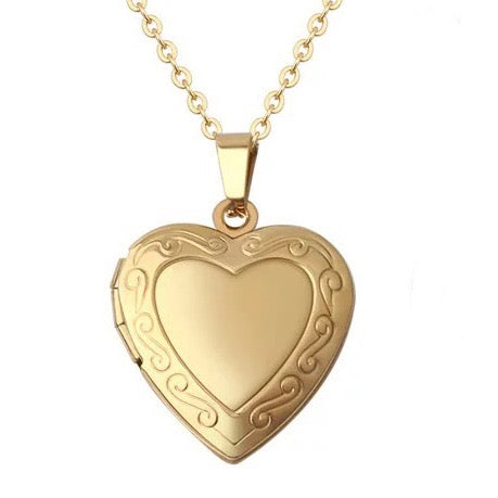 Heart locket chain