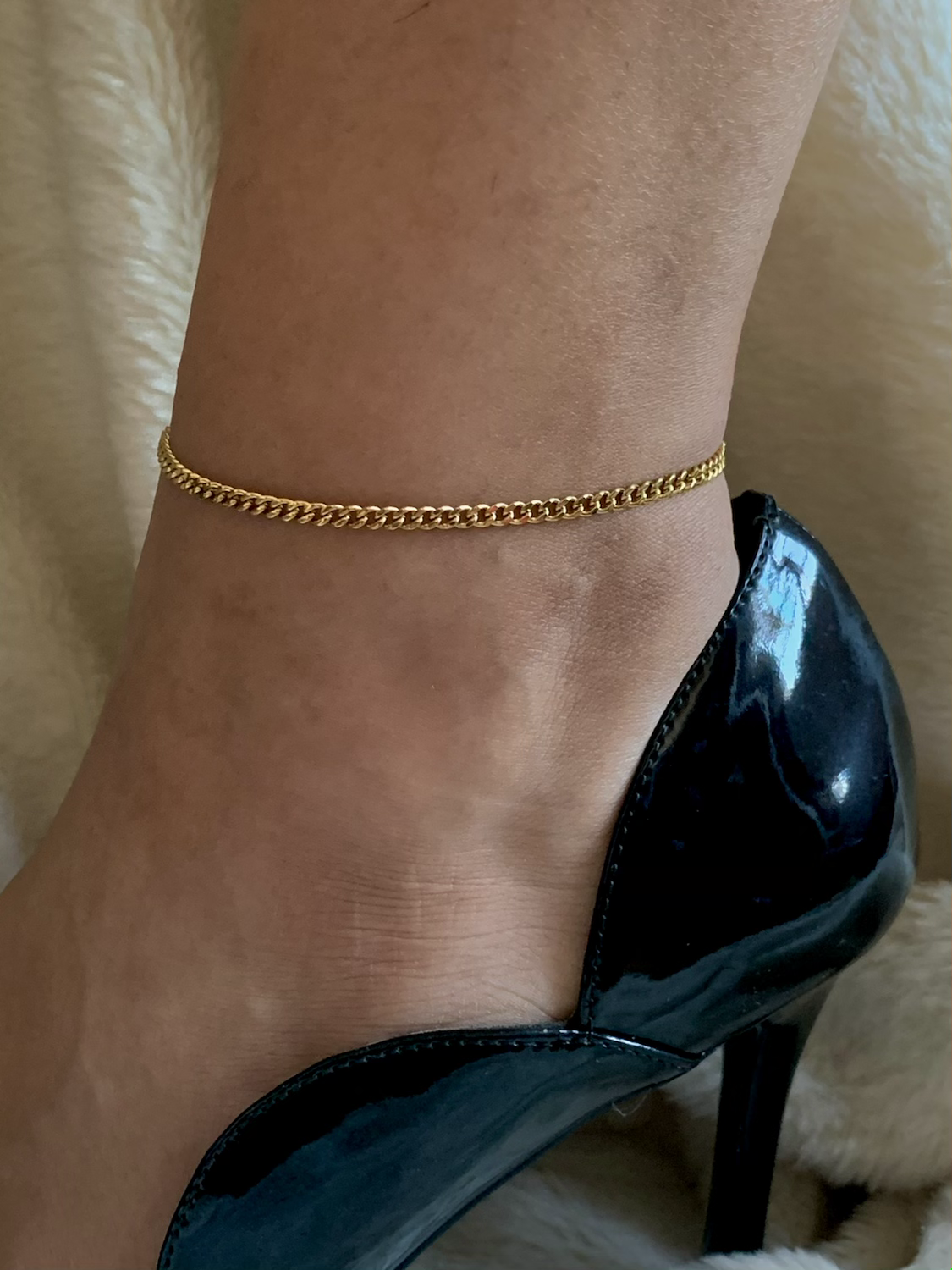 Small link anklet