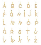Baby diamond alphabet charms