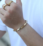 Twisted bangle