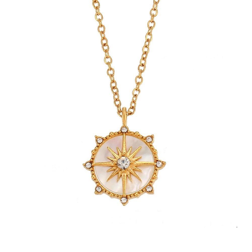 Bling compass chain