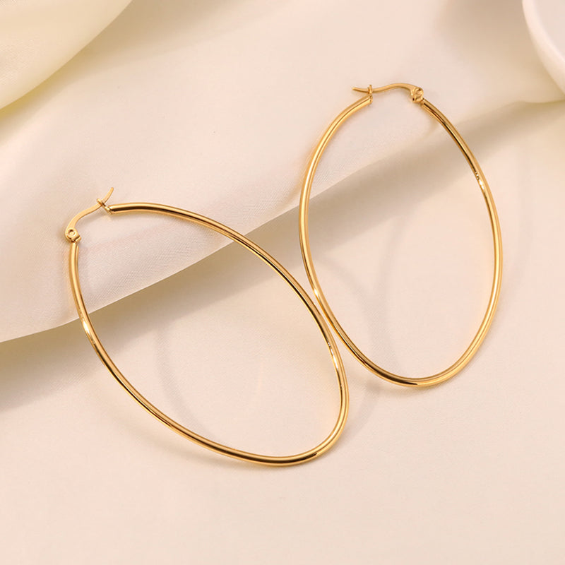 Basic oval hoops