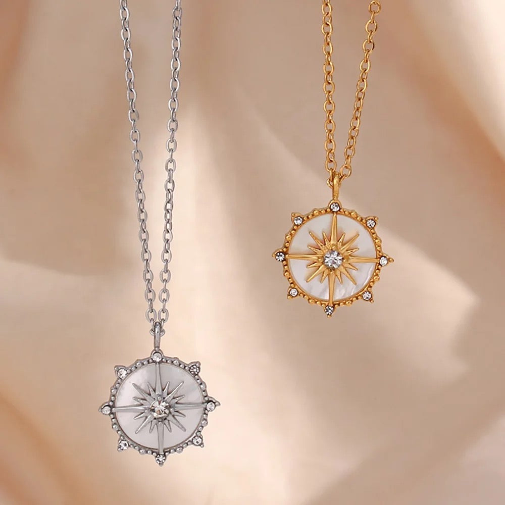 Bling compass chain