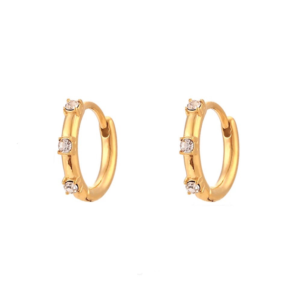 Diamond jane hoops