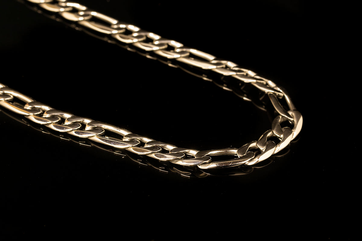 Thick figaro cuban chain