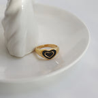 Double heart ring